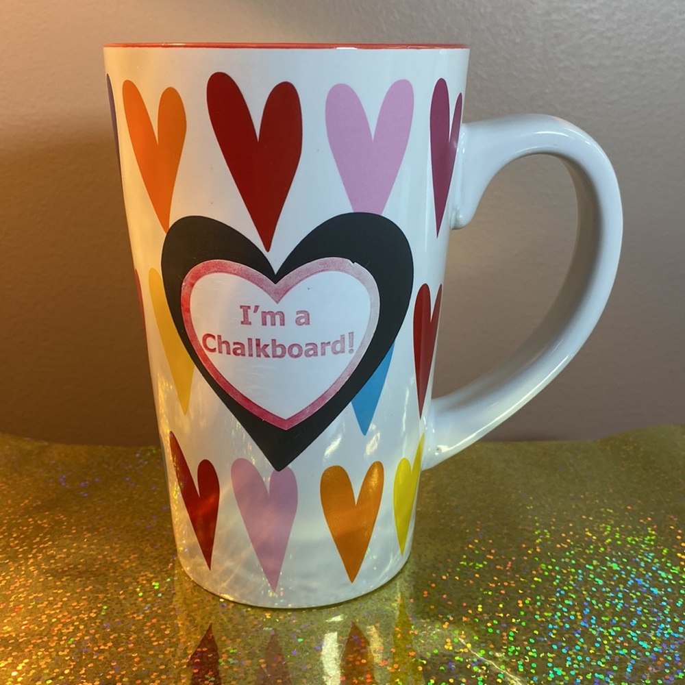 Old East Main Co Chalkboard Message Valentine Latte Coffee Mug